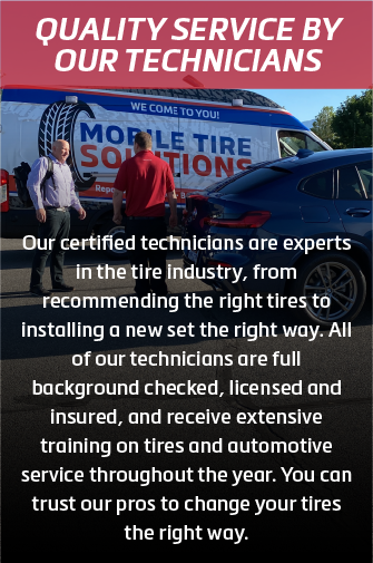 Quality Service at Discount Mobile Tire Solutions