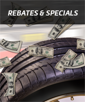 View our On-line Specials and Rebates Available at Discount Tire Mobile Solutions!