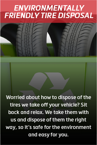 Environmentally Friendly Tire Disposal at Discount Mobile Tire Solutions